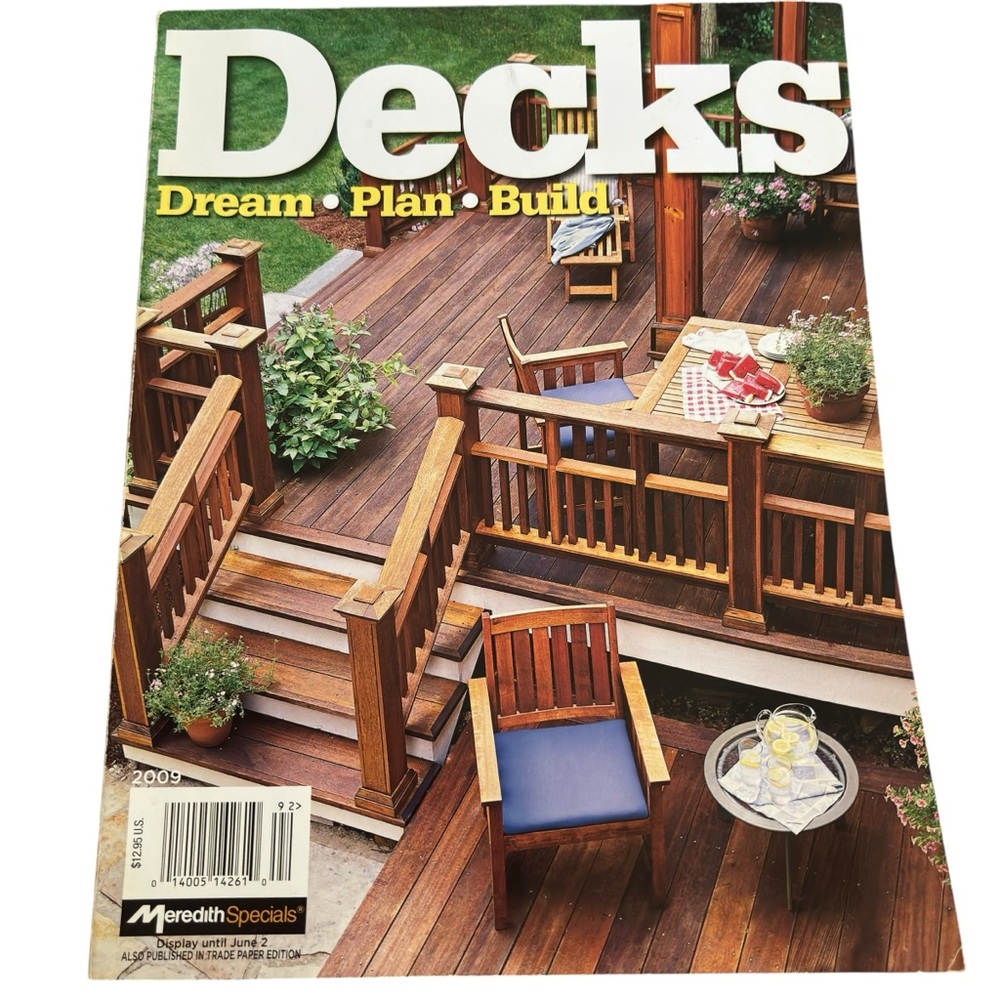 Decks Dream Plan Build Meredith specials 2009 book pictures and instructions